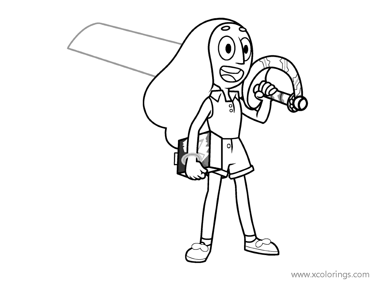 Free Chibi Connie from Steven Universe Coloring Pages printable