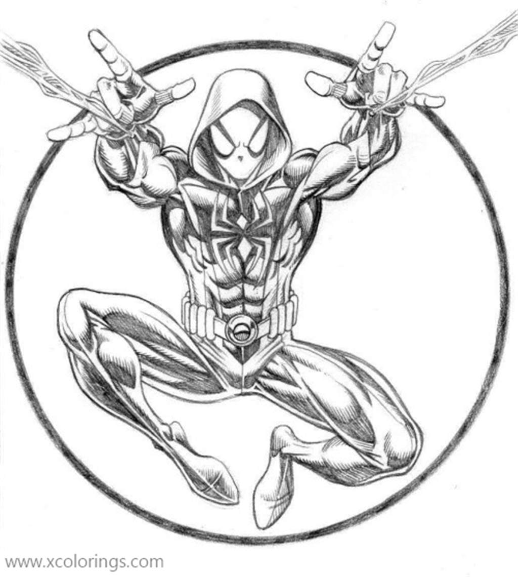 Free Cool Miles Morales Coloring Pages printable