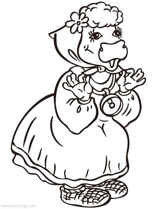 Cow Tales Coloring Pages - XColorings.com