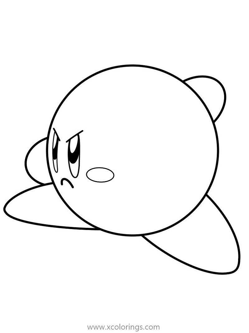 Cute Kirby Coloring Page - XColorings.com