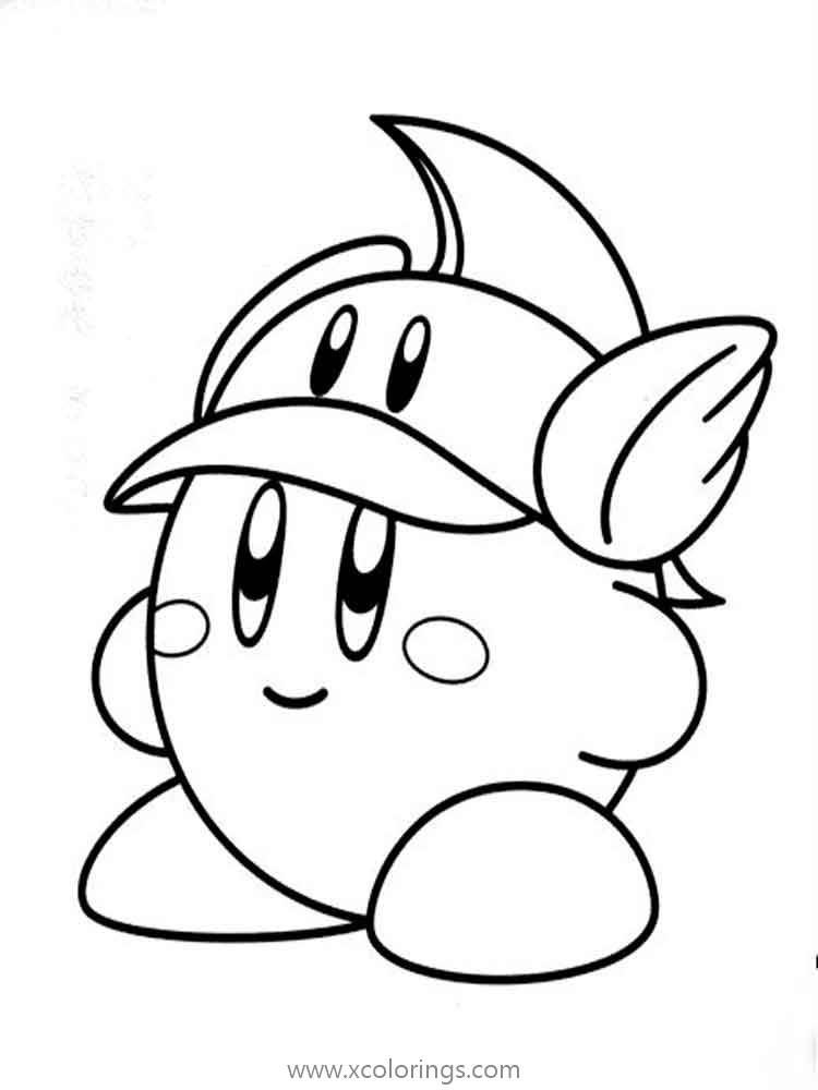 Free Cutter Kirby Coloring Page printable