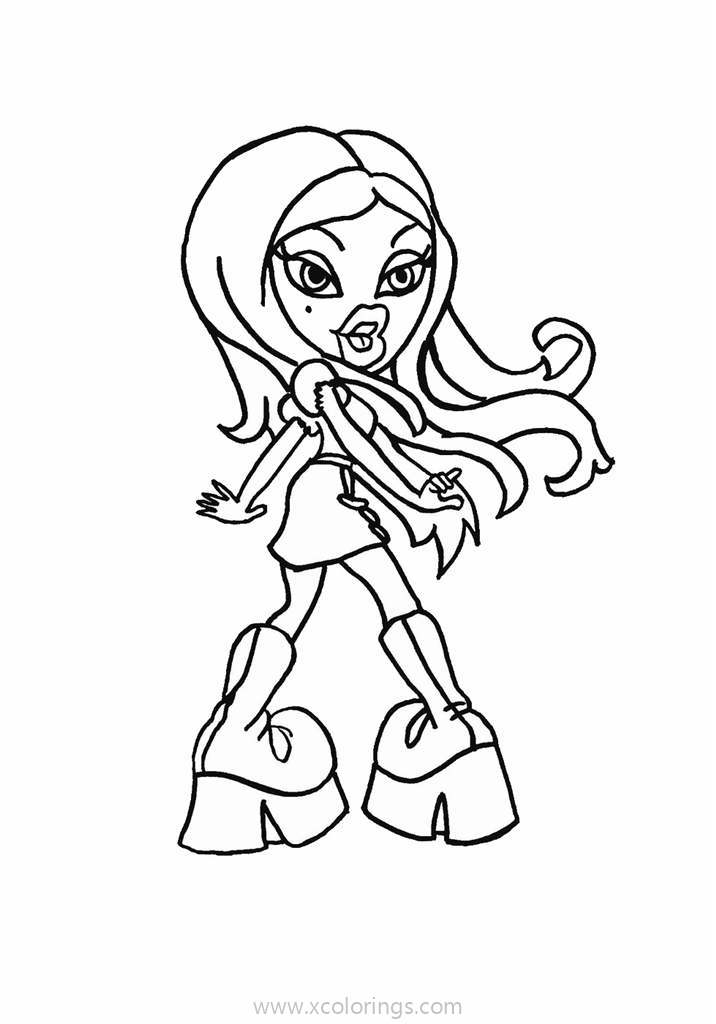 Free Dana from Bratz Coloring Page printable