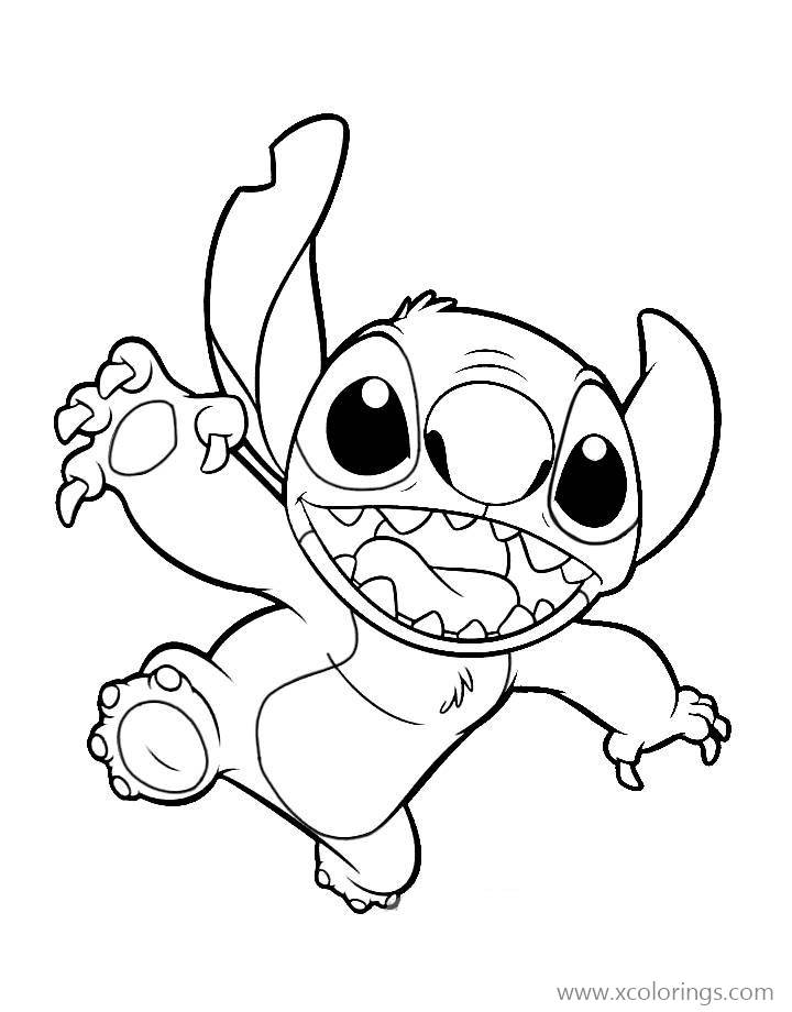 Free Disney Lilo And Stitch Coloring Pages printable