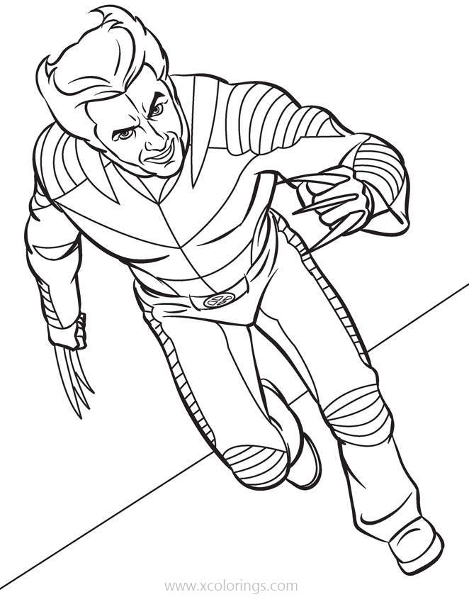 Free Disney Villains Coloring Pages He is Running printable
