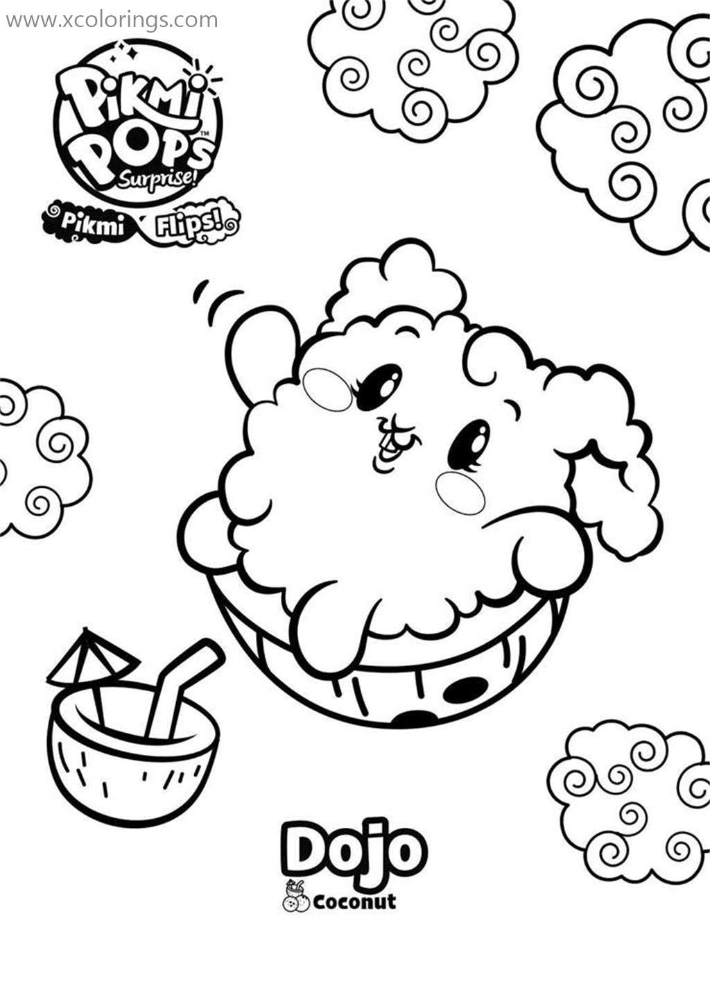 Free Dojo from Pikmi Pops Coloring Pages printable