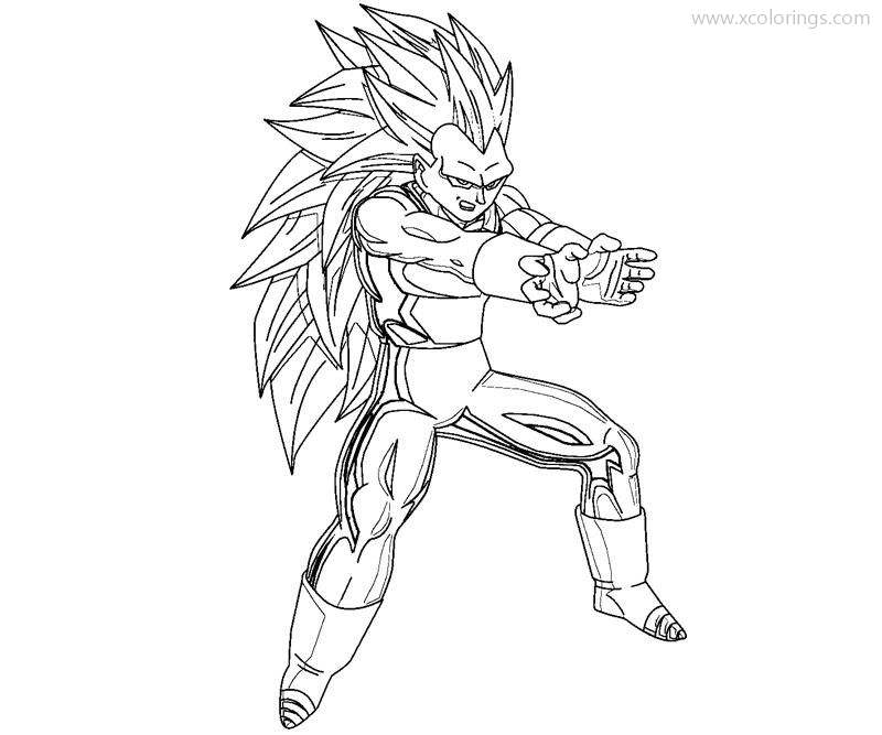 Free Frieza Force Vegeta Coloring Pages printable