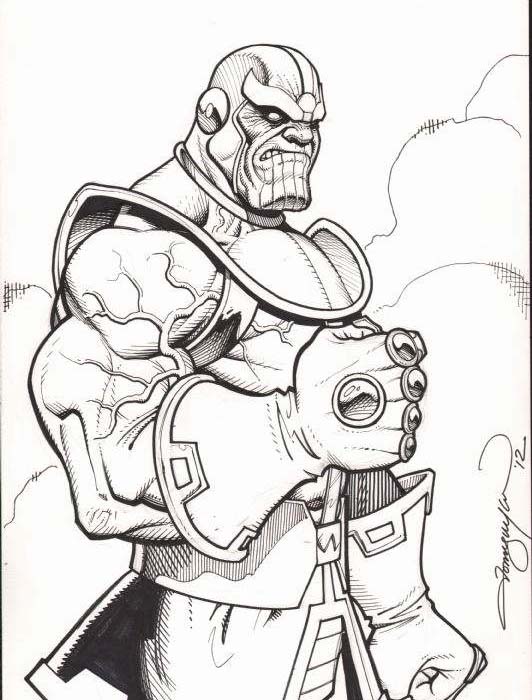 Free Grimace Thanos Coloring Page printable