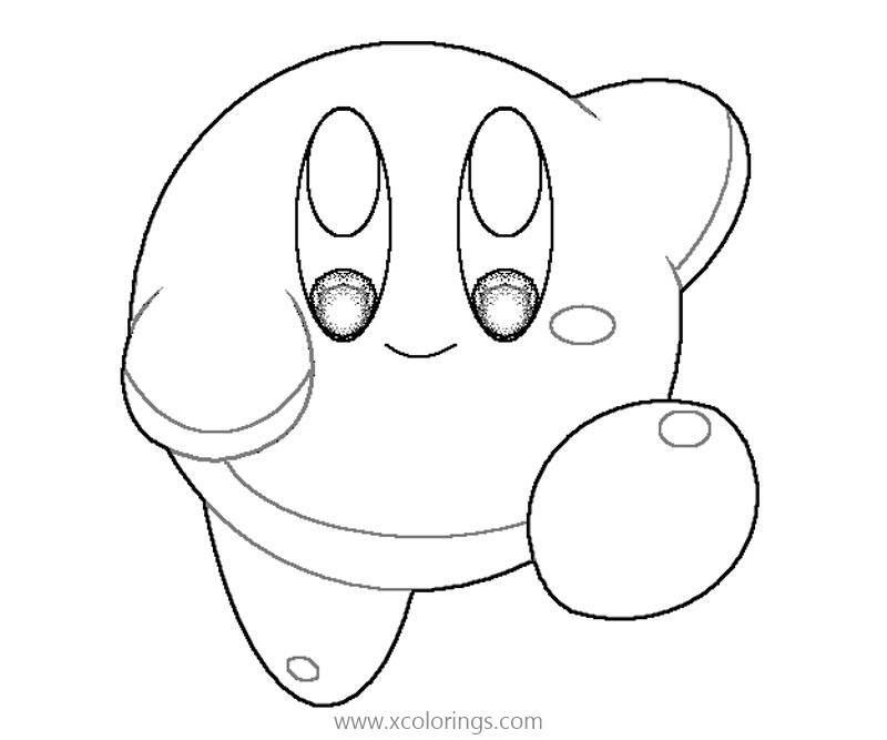 Free Kirby Coloring Page for Fans printable