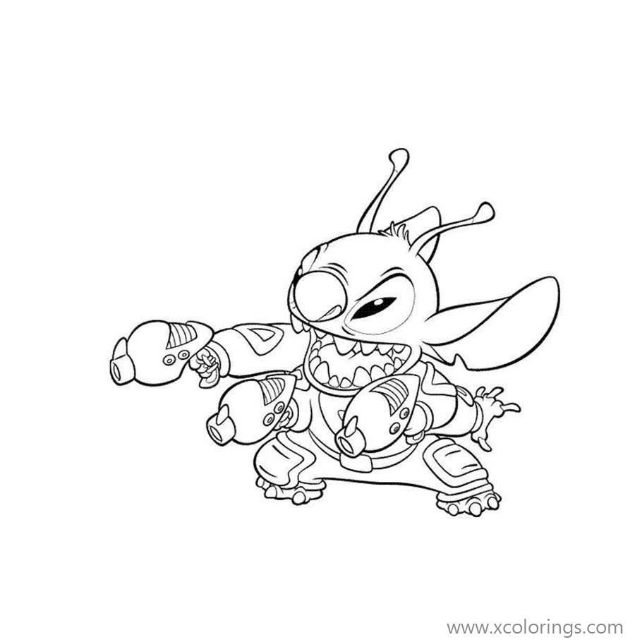 Free Lilo And Angry Stitch Coloring Pages printable