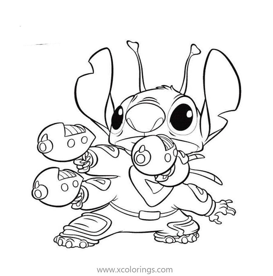 Free Lilo And Stitch Coloring Pages Four Arms Lilo printable