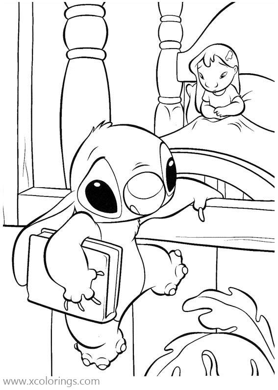 Free Lilo And Stitch Coloring Pages Stitch Escaped printable