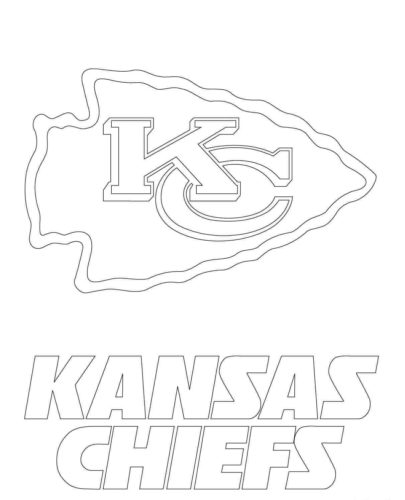 Free Logo of Kansas Chiefs of Patrick Mahomes Coloring Pages printable