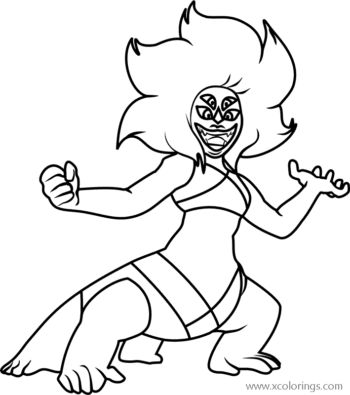 Free Malachite from Steven Universe Coloring Pages printable