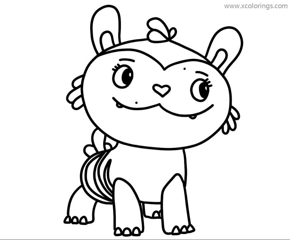 Free Mo from Abby Hatcher Coloring Page printable
