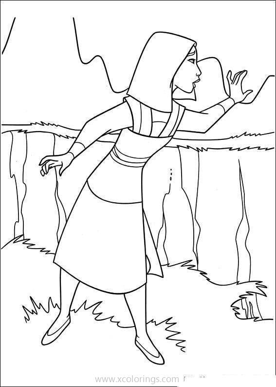 Free Mulan is Searching Coloring Pages printable