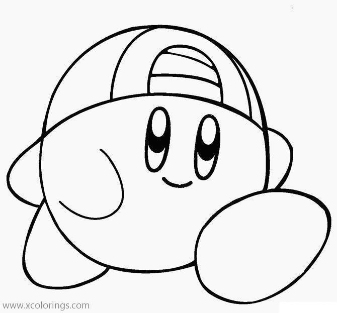 Free Nintendo Kirby Coloring Page printable