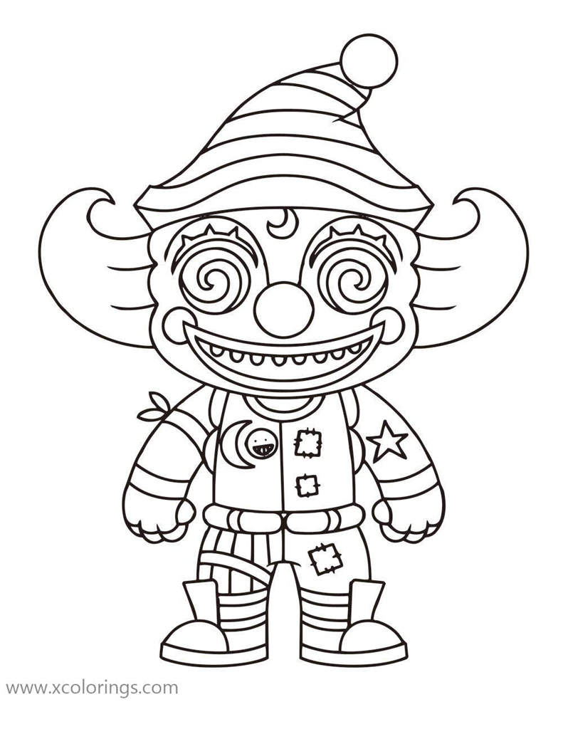 Free Nite Nite from Chibi Fortnite Coloring Pages printable