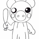 Piggy Roblox Coloring Pages Bakon Xcolorings - grandma pig roblox piggy