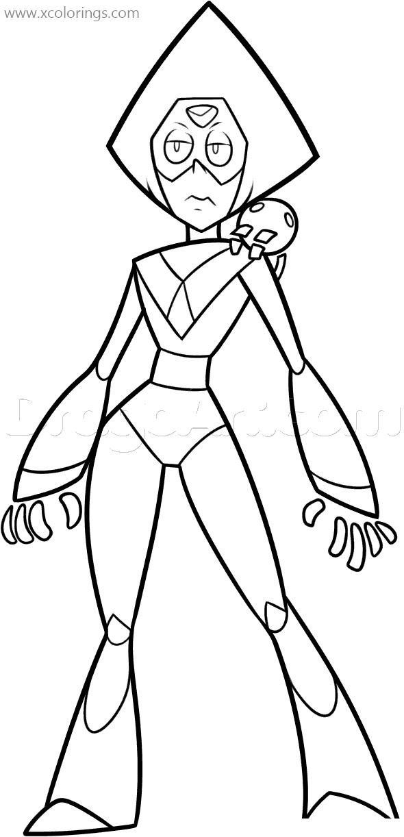 Free Peridot from Steven Universe Coloring Pages printable