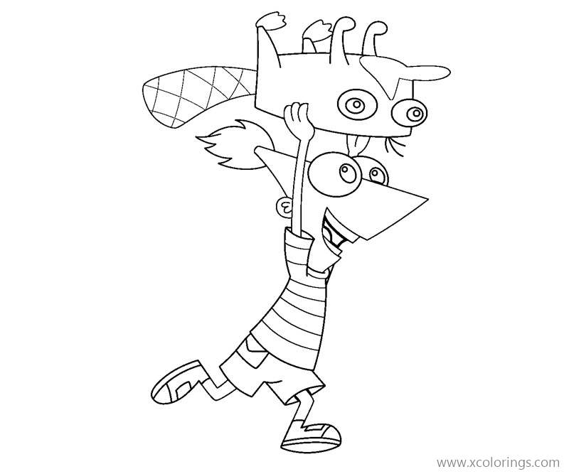 Free Phineas and Perry Coloring Pages printable