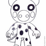 Drawing Dino Piggy Roblox Coloring Pages