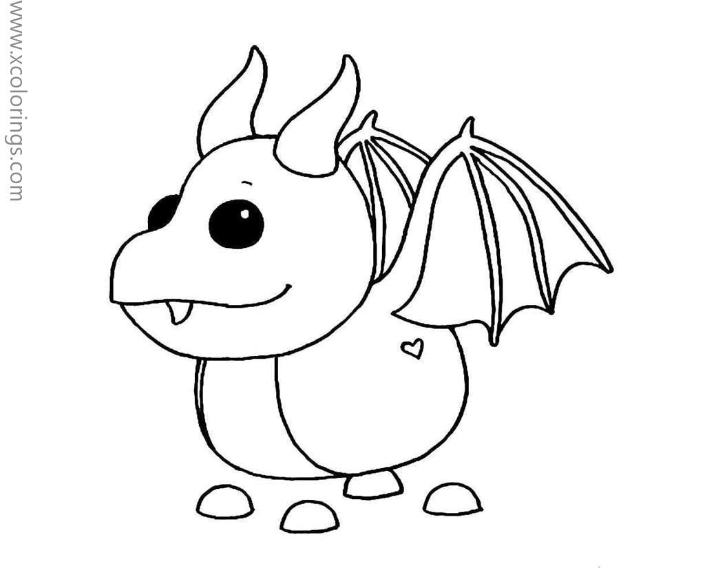 Piggy Roblox Coloring Pages Dragon - XColorings.com