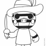 Roblox Piggy Robby Coloring Pages
