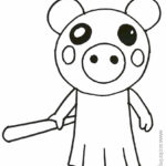 Piggy Roblox Coloring Pages Xcolorings Com - piggy roblox do druku