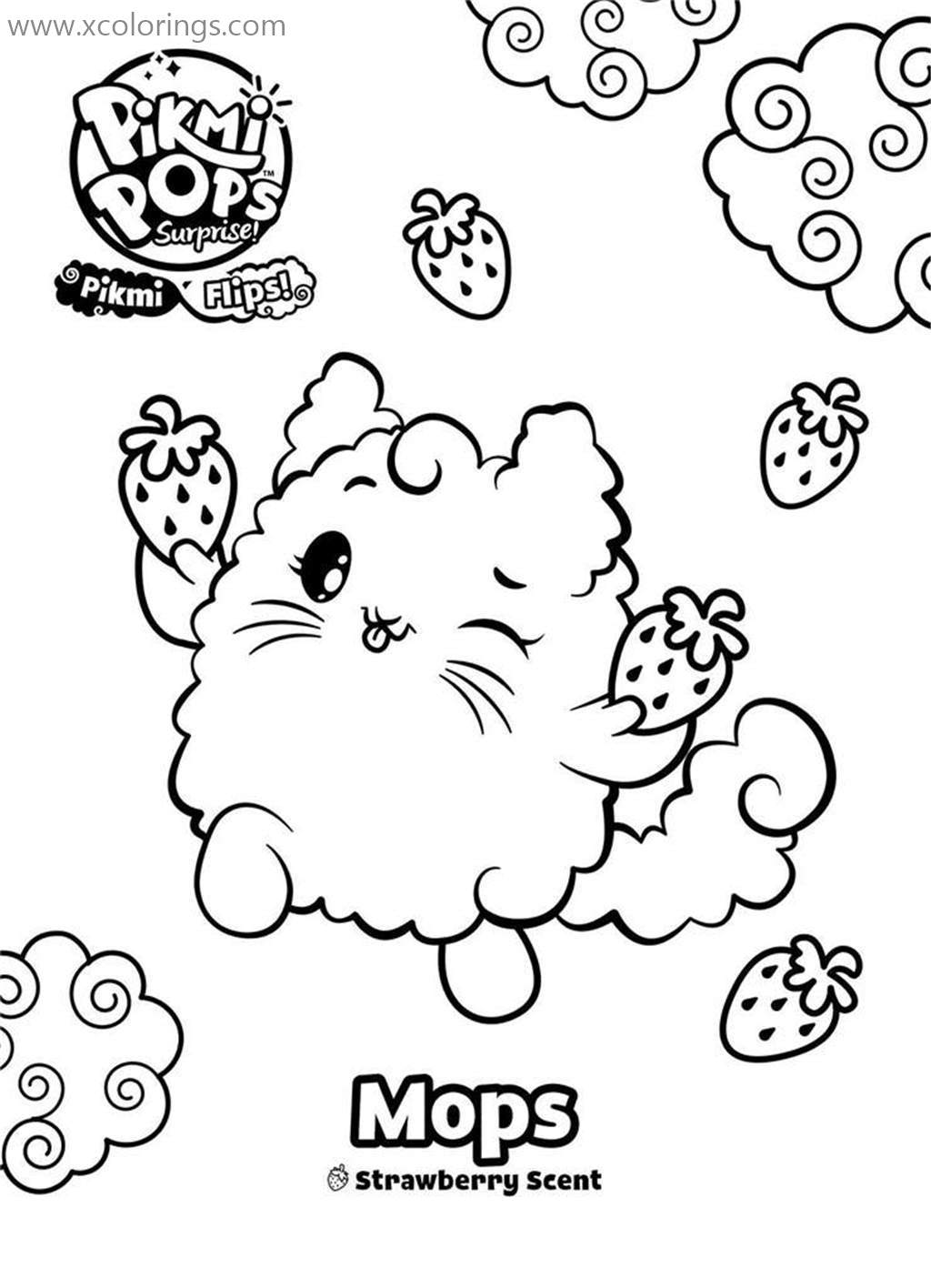 Free Pikmi Pops Coloring Pages Mops printable