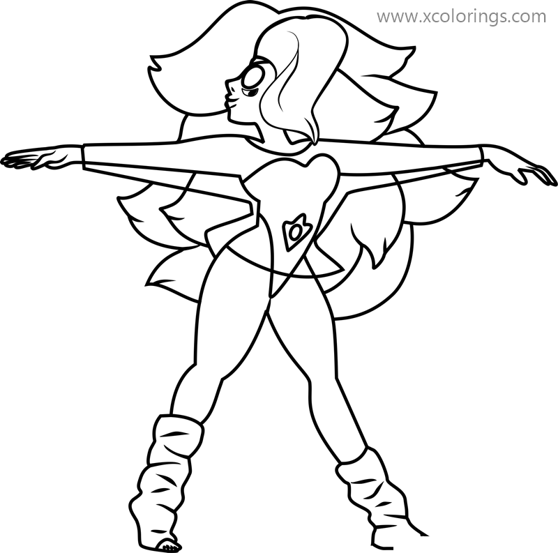 Free Rainbow Quartz from Steven Universe Coloring Pages printable