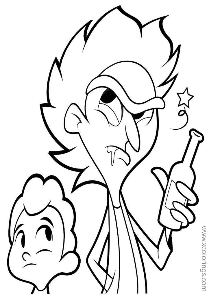 Free Rick and Morty Coloring Pages Fanart printable