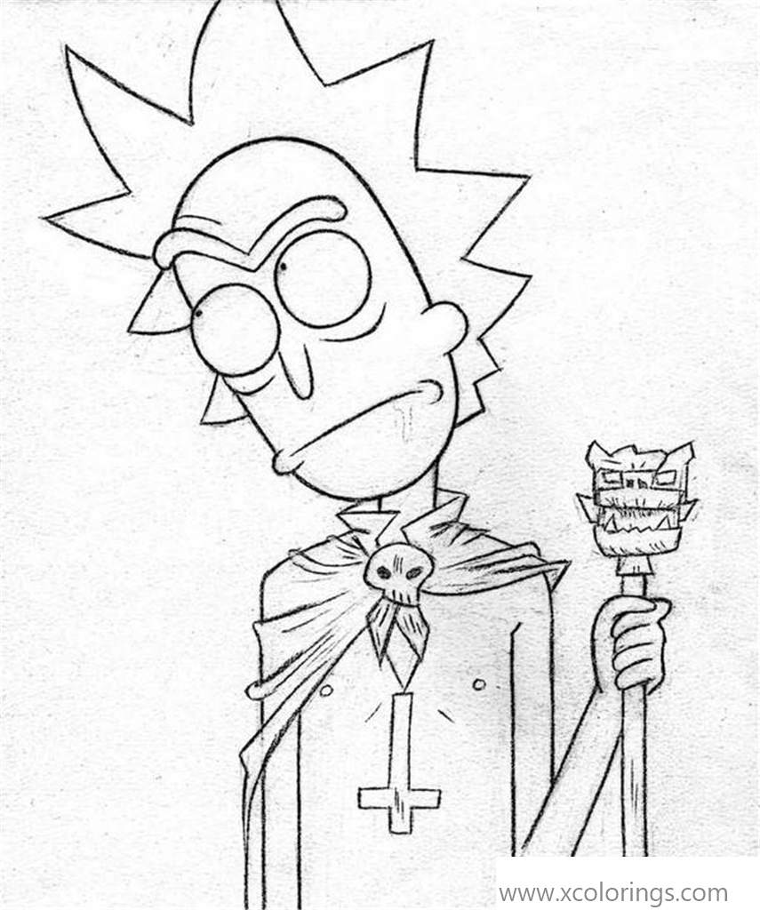 Free Rick and Morty Coloring Pages by coolygirl03 printable