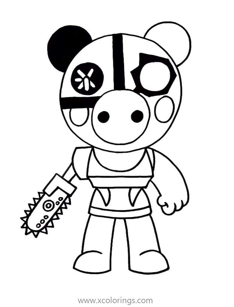 All Piggy Roblox Coloring Pages