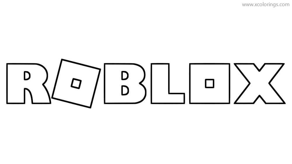 Roblox Logo Coloring Pages Xcolorings Com - roblox logosu 2020