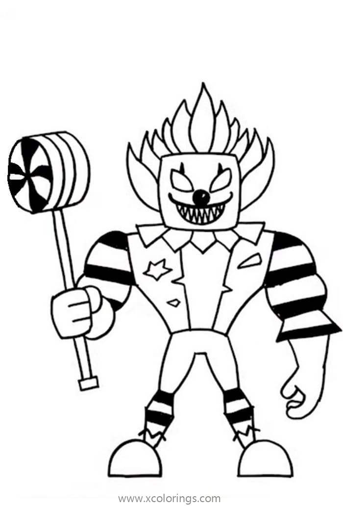 Free Roblox Ronald Coloring Page printable