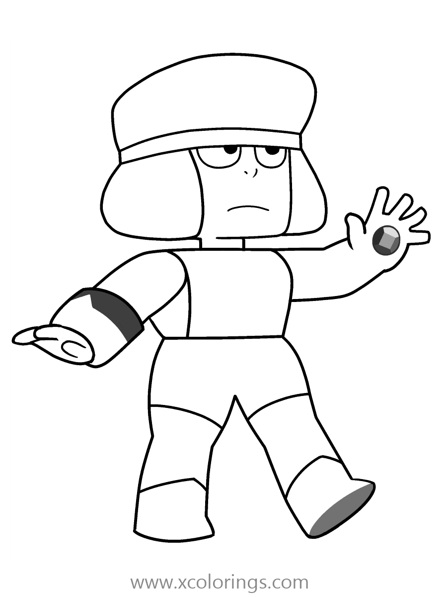 Free Ruby from Steven Universe Coloring Pages printable