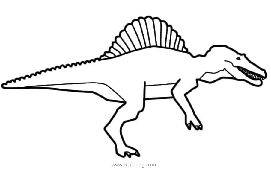 Free Spinosaurus Coloring Page Free to Print printable