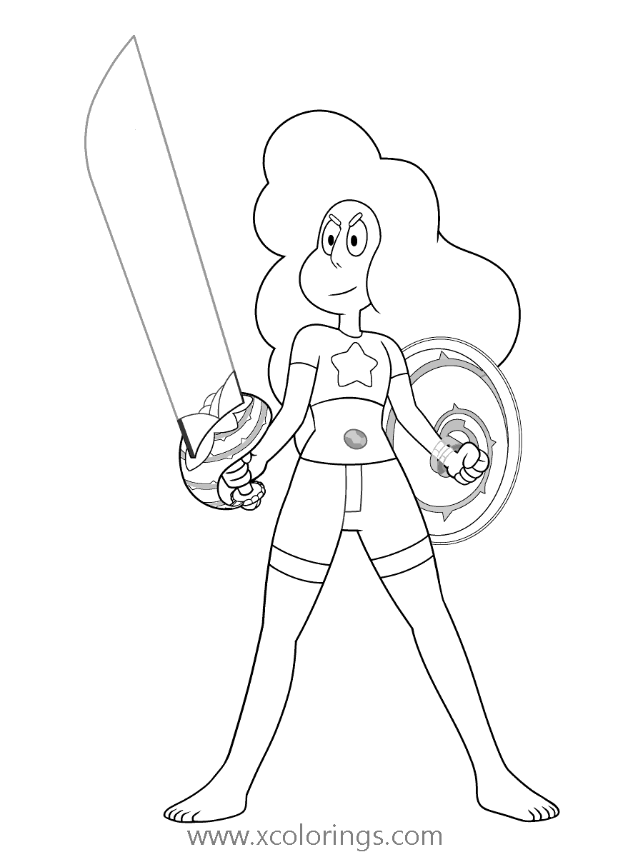 Free Steven Universe Characers Connie Coloring Pages printable