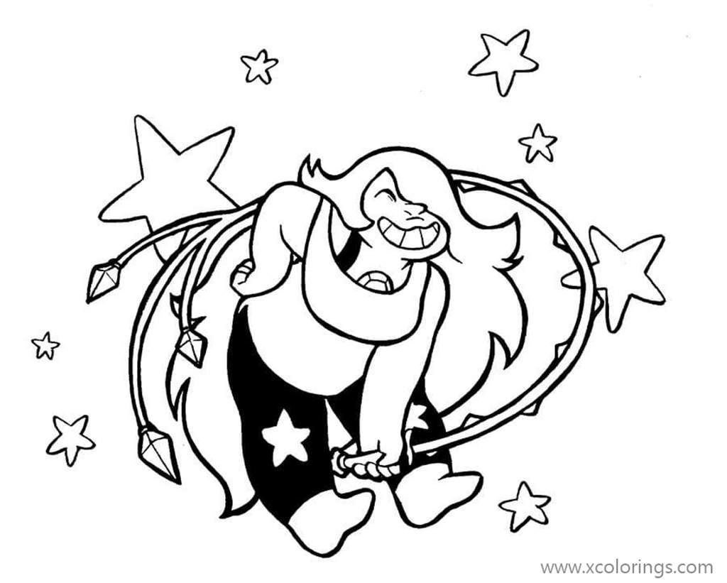 Steven Universe Coloring Pages Characters Amethyst - XColorings.com