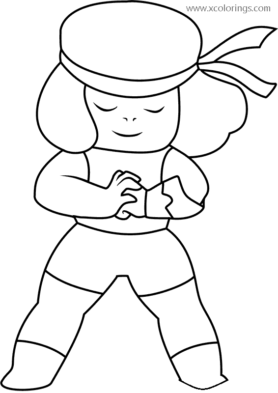 Free Steven Universe Coloring Pages Ruby printable