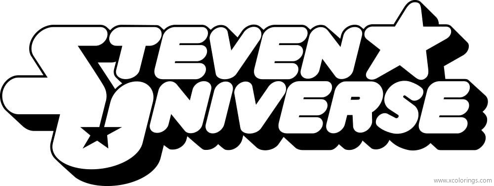 Free Steven Universe Logo Coloring Pages printable