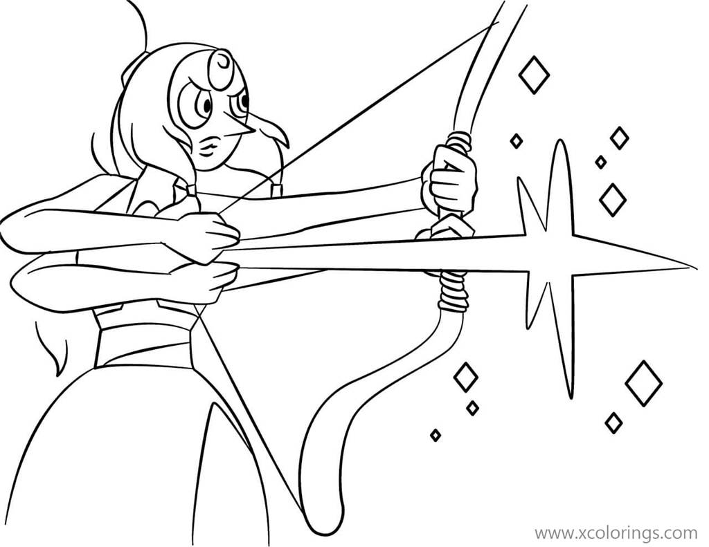 Free Steven Universe Opal Coloring Pages printable