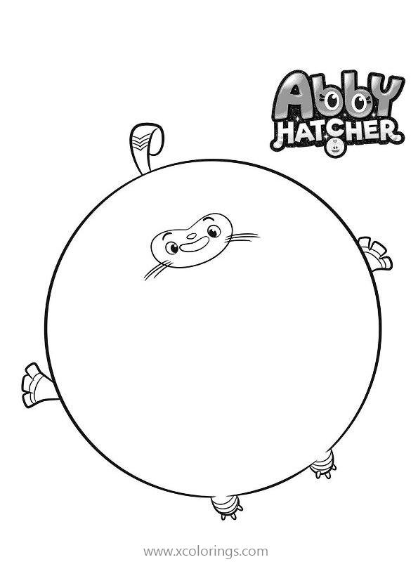 Free Teeny Terry from Abby Hatcher Coloring Pages printable