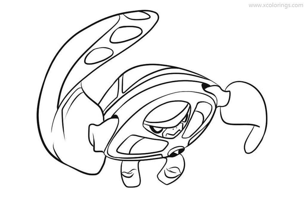 Free Terraspin from Ben 10 Coloring Pages printable