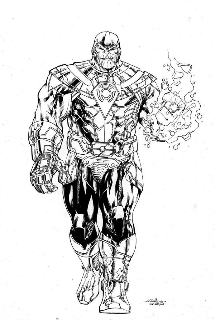 Free Thanos with Big Power Coloring Pages printable