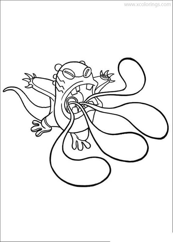 Free Upchuck from Ben 10 Aliens Coloring Pages printable