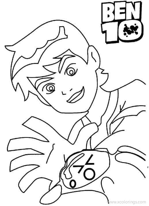 Free Watch from Ben 10 Coloring Pages printable