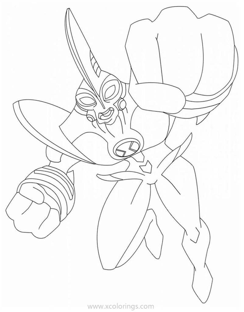 Free Way Big from Ben 10 Coloring Pages printable