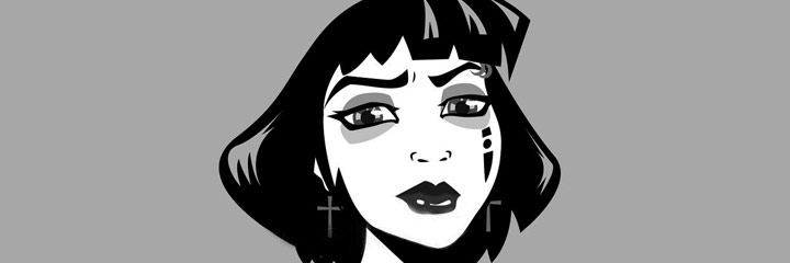 gothic girl coloring pages