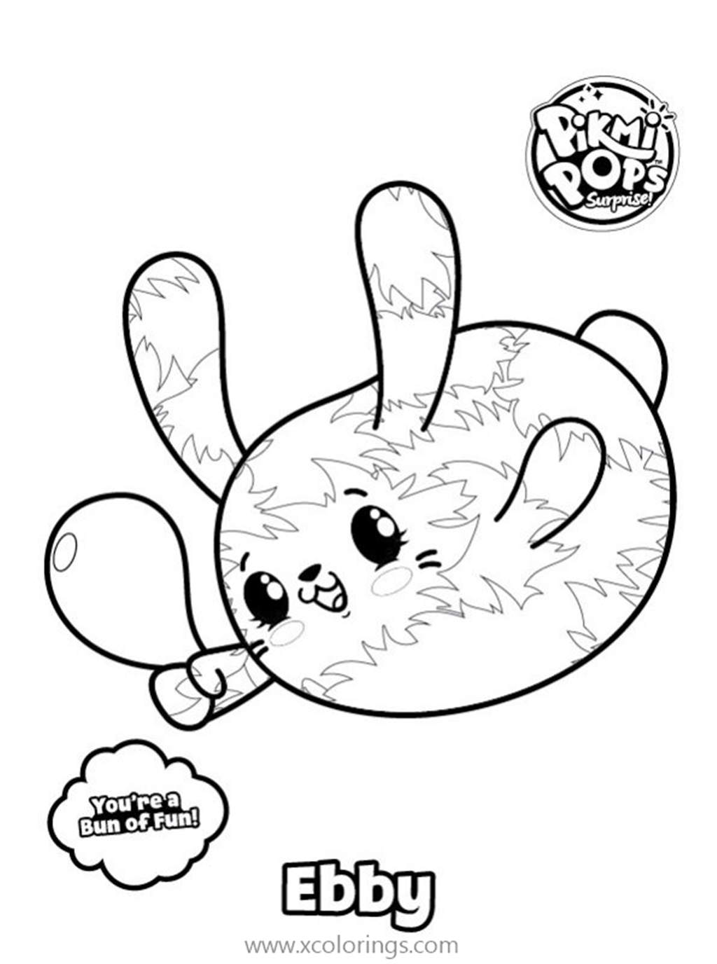 Free ebby from Pikmi Pops Coloring Pages printable